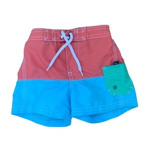 Carter’s Colour Block Swim Trunks Baby Boy Size 9M